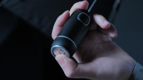 折叠反向伞带手电筒,伞自动折叠照明