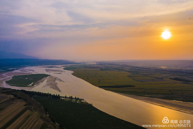 豫西老家放飞机,空中看黄河美景