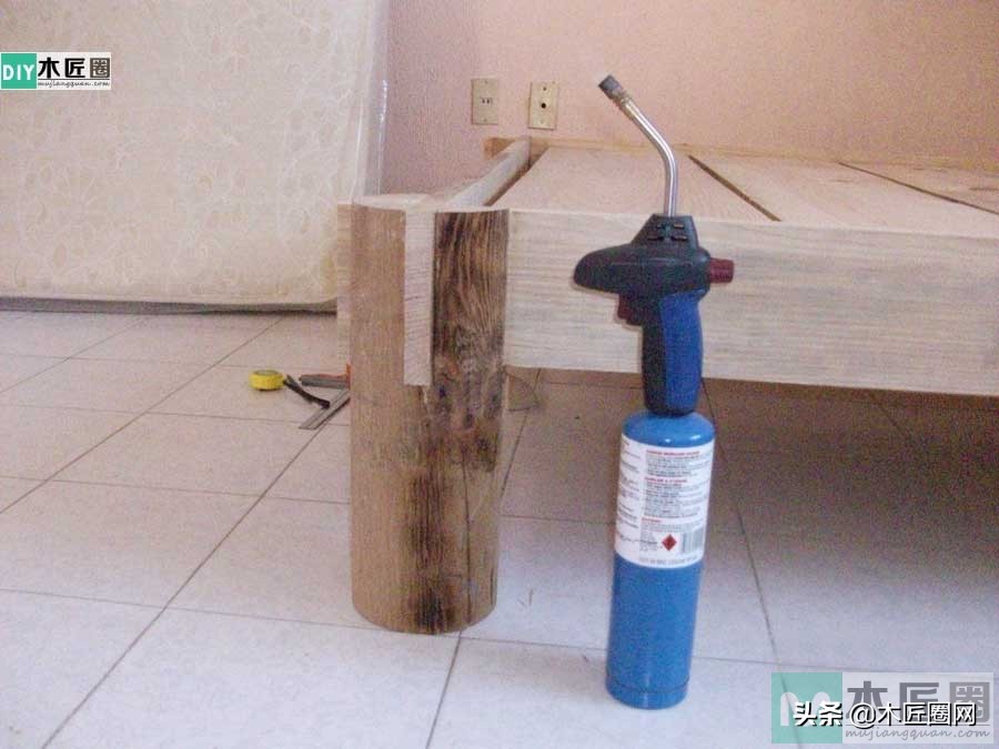 实木木床制作全过程,木工手工木床制作