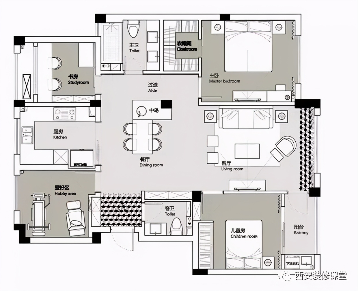 想要衣帽间又想要卧室,想有一个自己的衣帽间