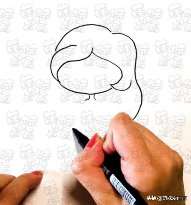 童话世界美人鱼简笔画,十二星座古风美人鱼公主简笔画