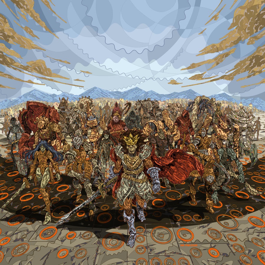 100幅猫腰插画,猫腰创意插画作品