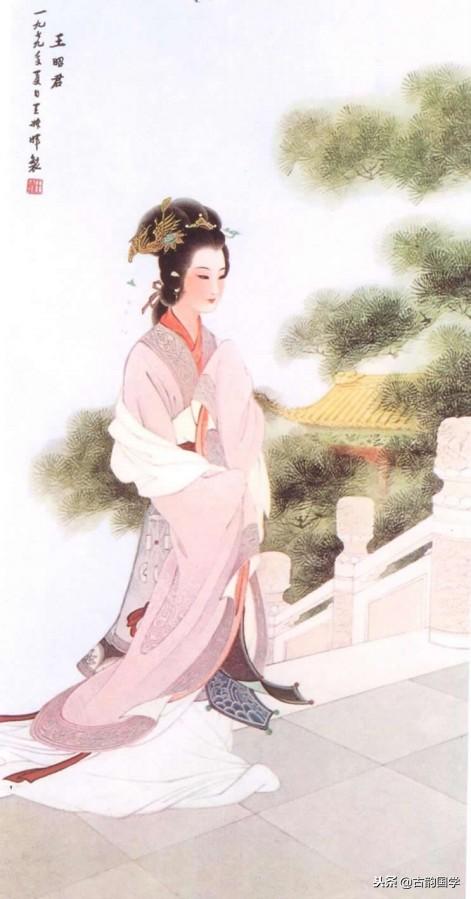 中国古典百美诗画（上）：一位佳丽一首古诗，可谓赏心悦目，收藏