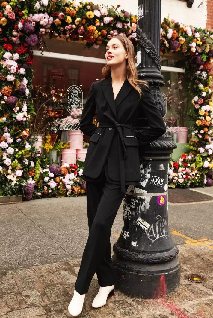 万能黑西装穿搭攻略,万能色黑色