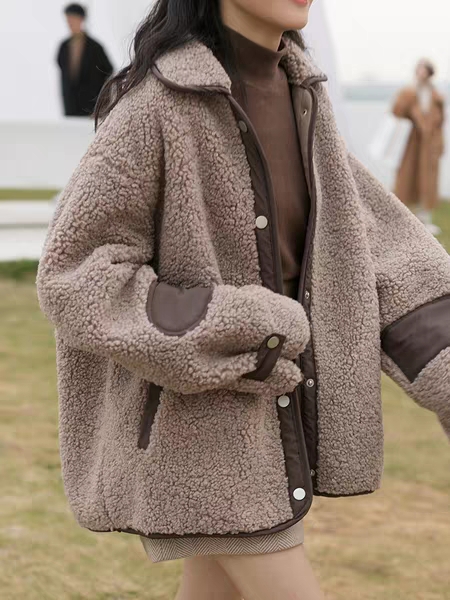 毛呢香风短款外套女秋冬最新款,中款毛呢外套穿搭短款