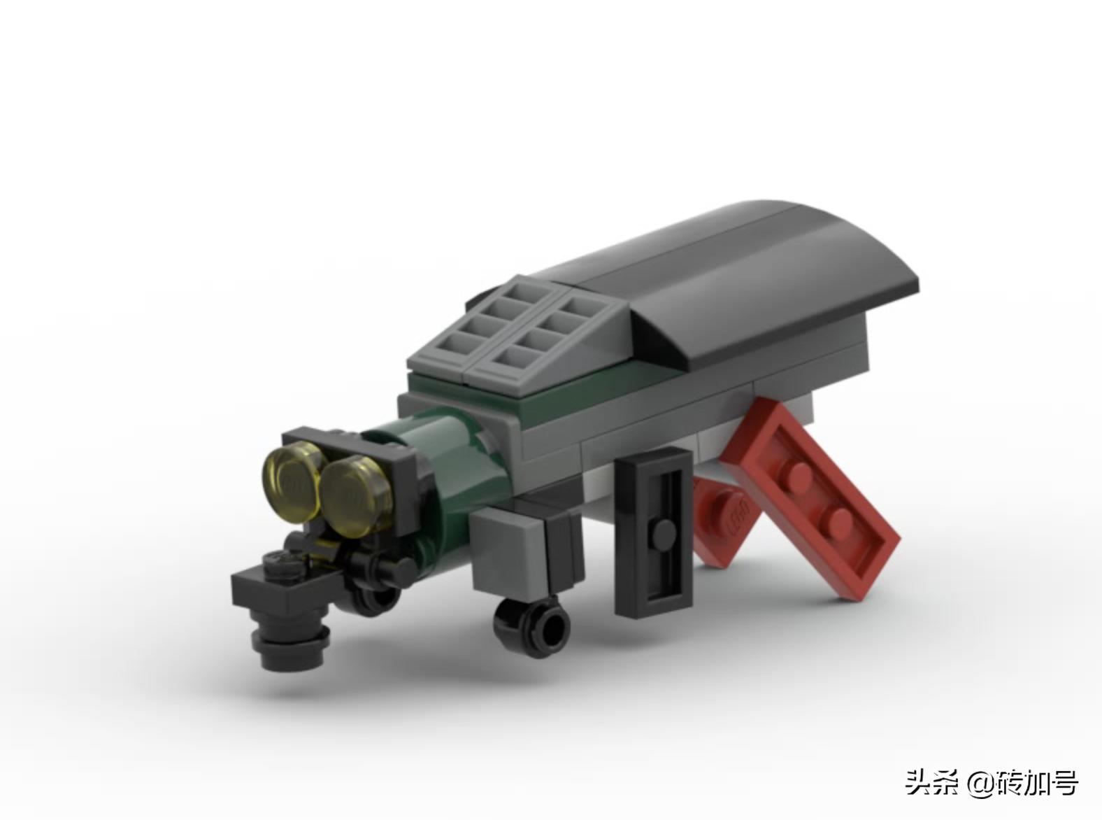 一套积木创意100种造型拼搭过程,百变造型拼搭积木