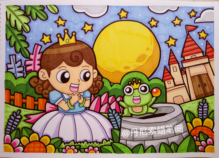 8-12岁儿童绘画范画,简单又好画的儿童画大全