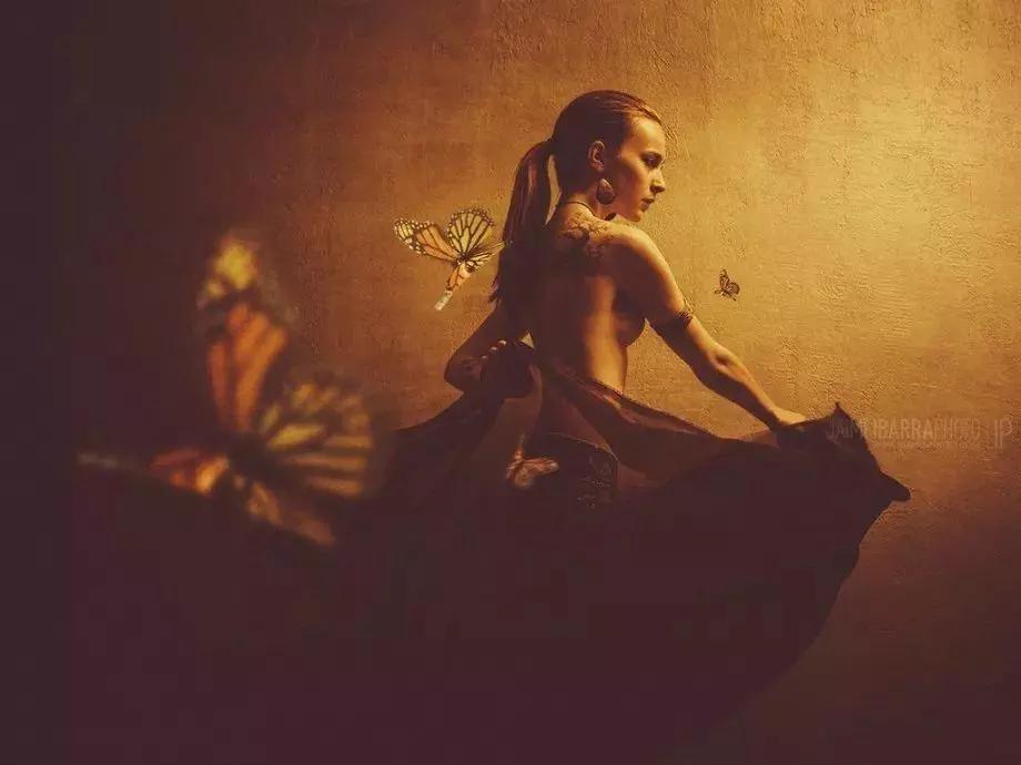 如天使般纯洁美丽人像摄影,如天使般美丽的容貌