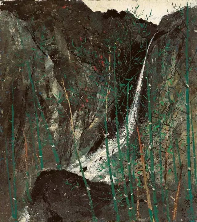 吴冠中江南风光,吴冠中白桦林创意美术