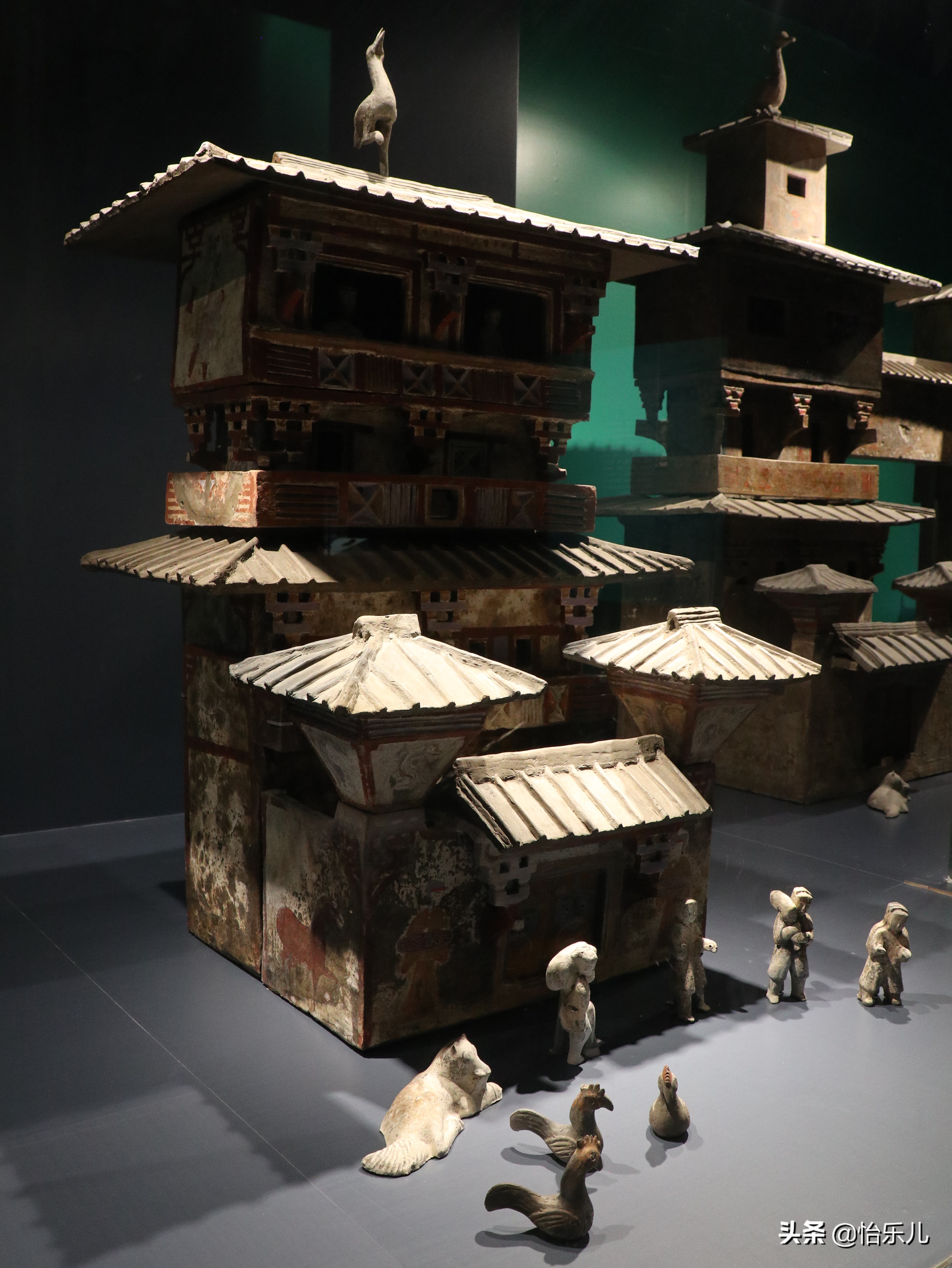 汉代风格房子,汉代二层别墅的建筑外观