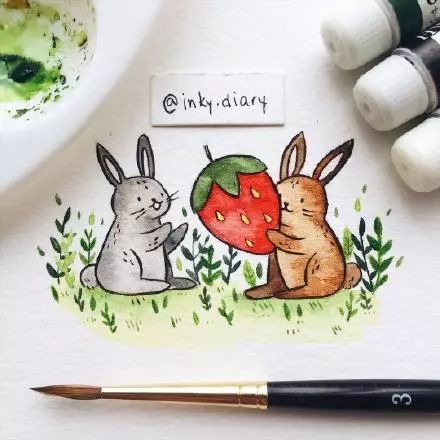 小仓鼠简笔画简单的画法,教你画简笔画小仓鼠只有一厘米长