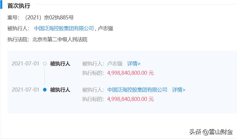 卢志强泛海欠银行共多少亿,中国泛海控股集团卢志强发家史