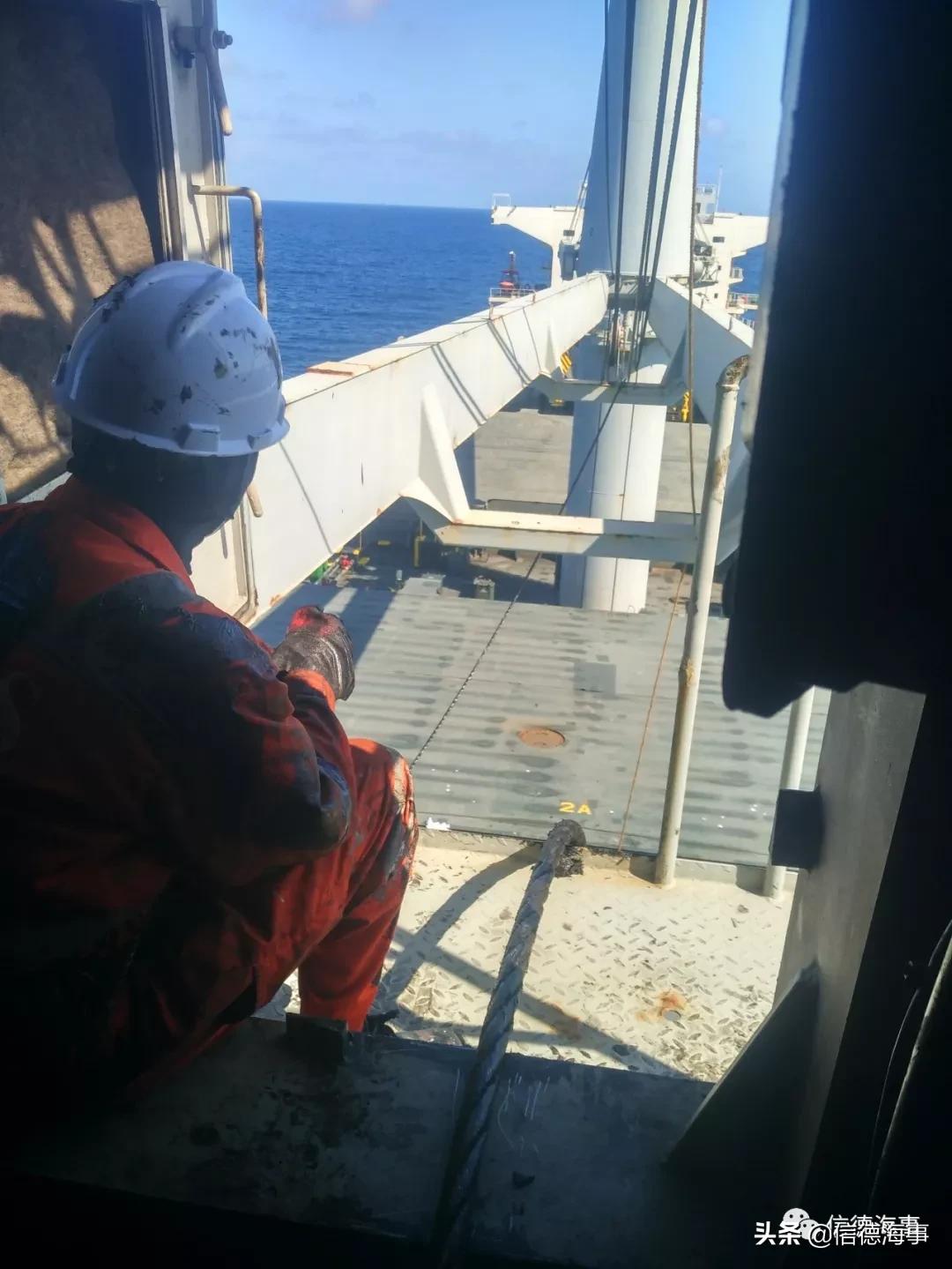 如何给DECKCRANE换钢丝——最后一步，换HOISTING钢丝