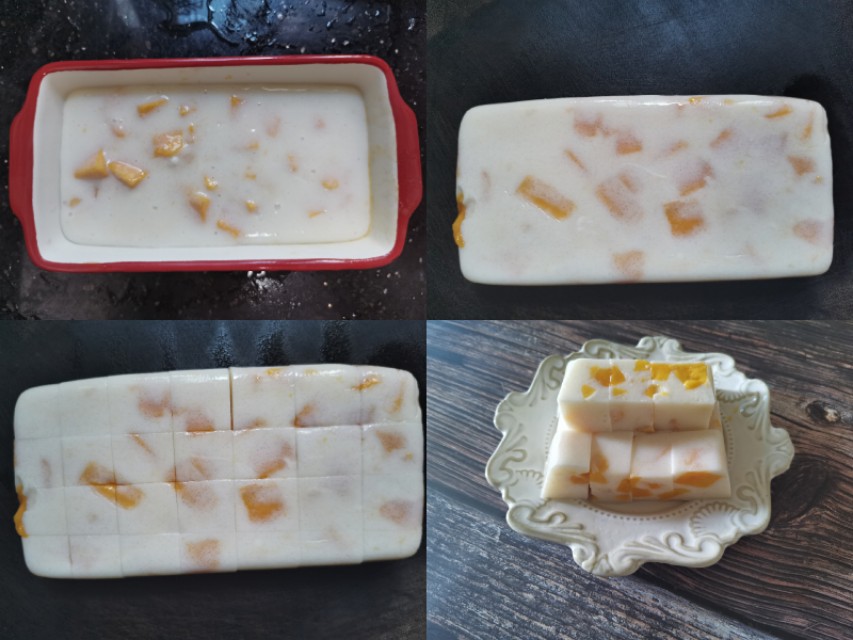 怎么做芒果果冻白凉粉,白凉粉芒果果冻加木薯粉可以吗