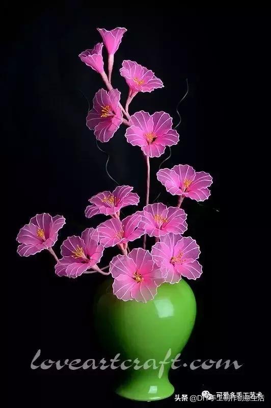 把彩色的*袜丝**套在铁圈上，最后竟然变得这么美（附教程）