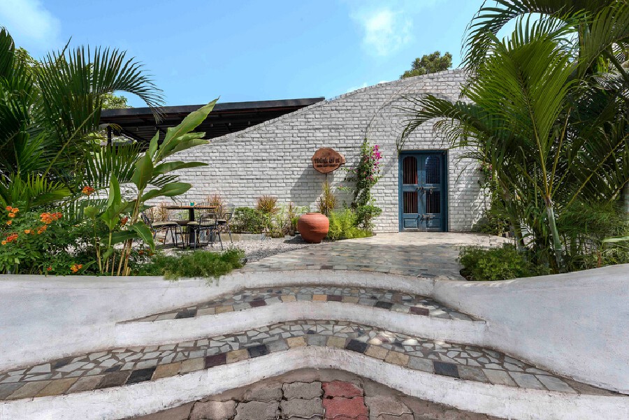 小资情调的花园餐厅,花园餐厅很美