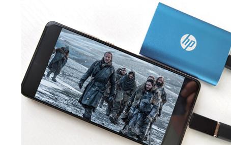 无惧后浪的上下翻腾左右摇摆，HP惠普P5001T移动固态读写稳得很