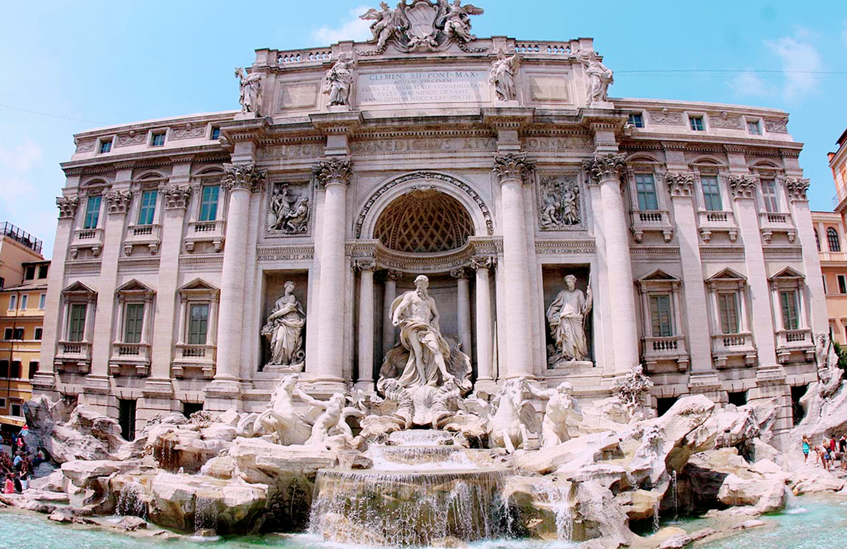 意大利特莱维喷泉和许愿池,罗马特莱维喷泉许愿池