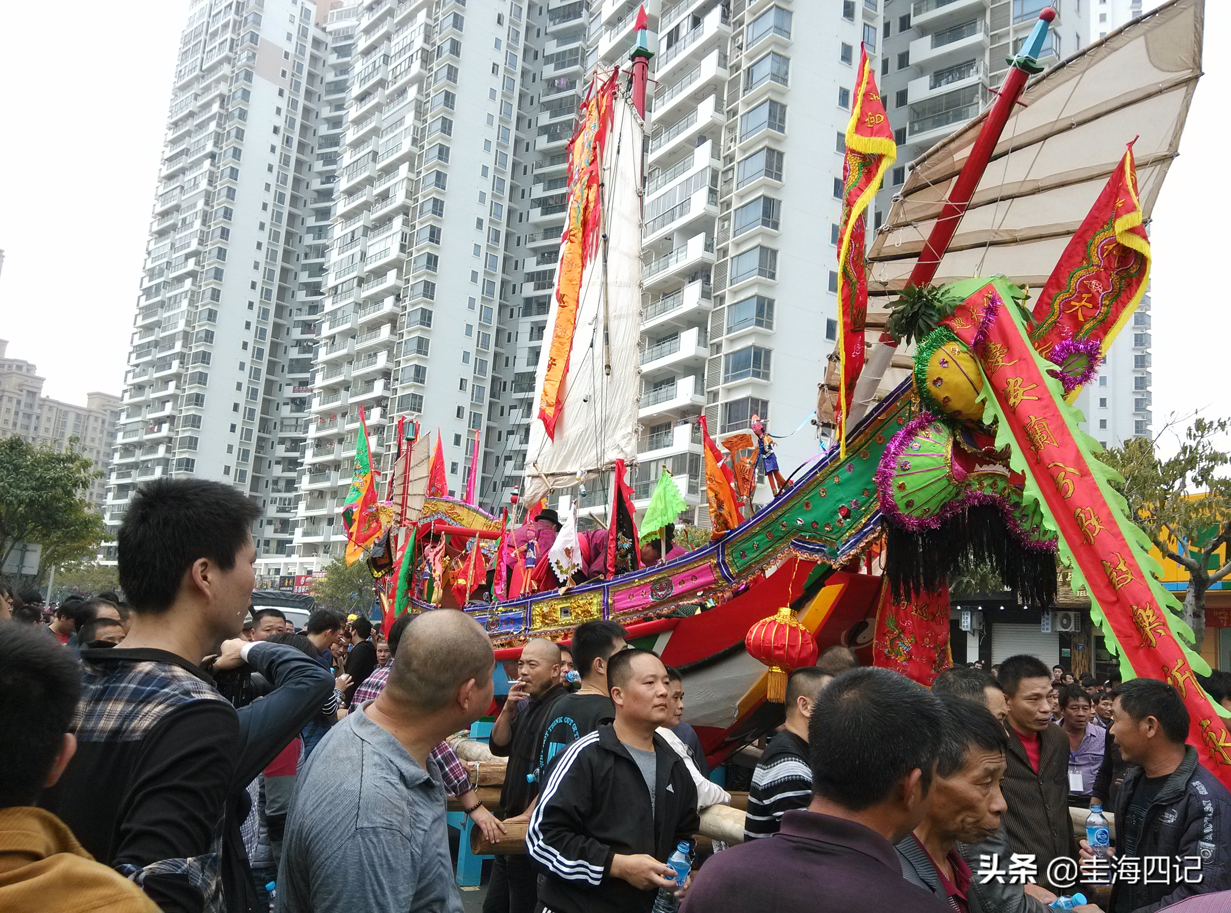 闽南送王船现场超级震撼,送王船闽南特色