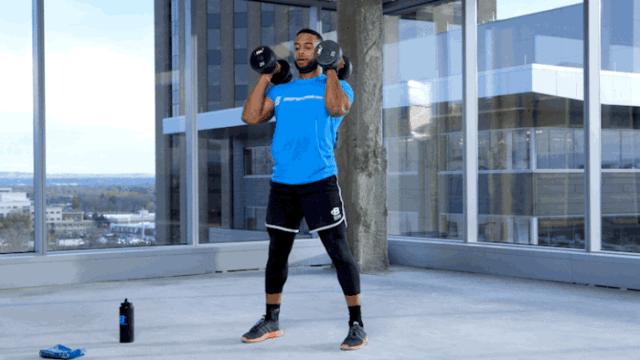 哑铃健身计划一周表男士增肌,瘦子增肌三分化训练计划哑铃