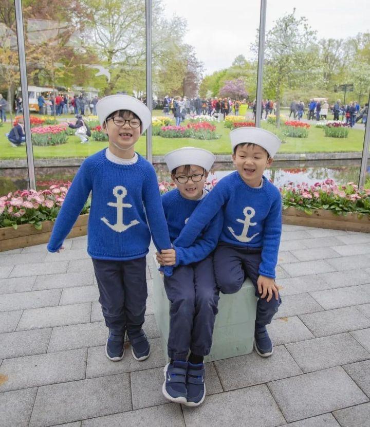 宋一国多胞胎爸爸图片,民国表情包男孩长大了有女朋友了