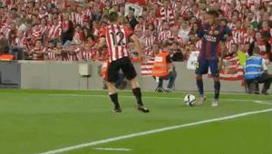 内马尔彩虹过人被打九次,内马尔彩虹球过人被打