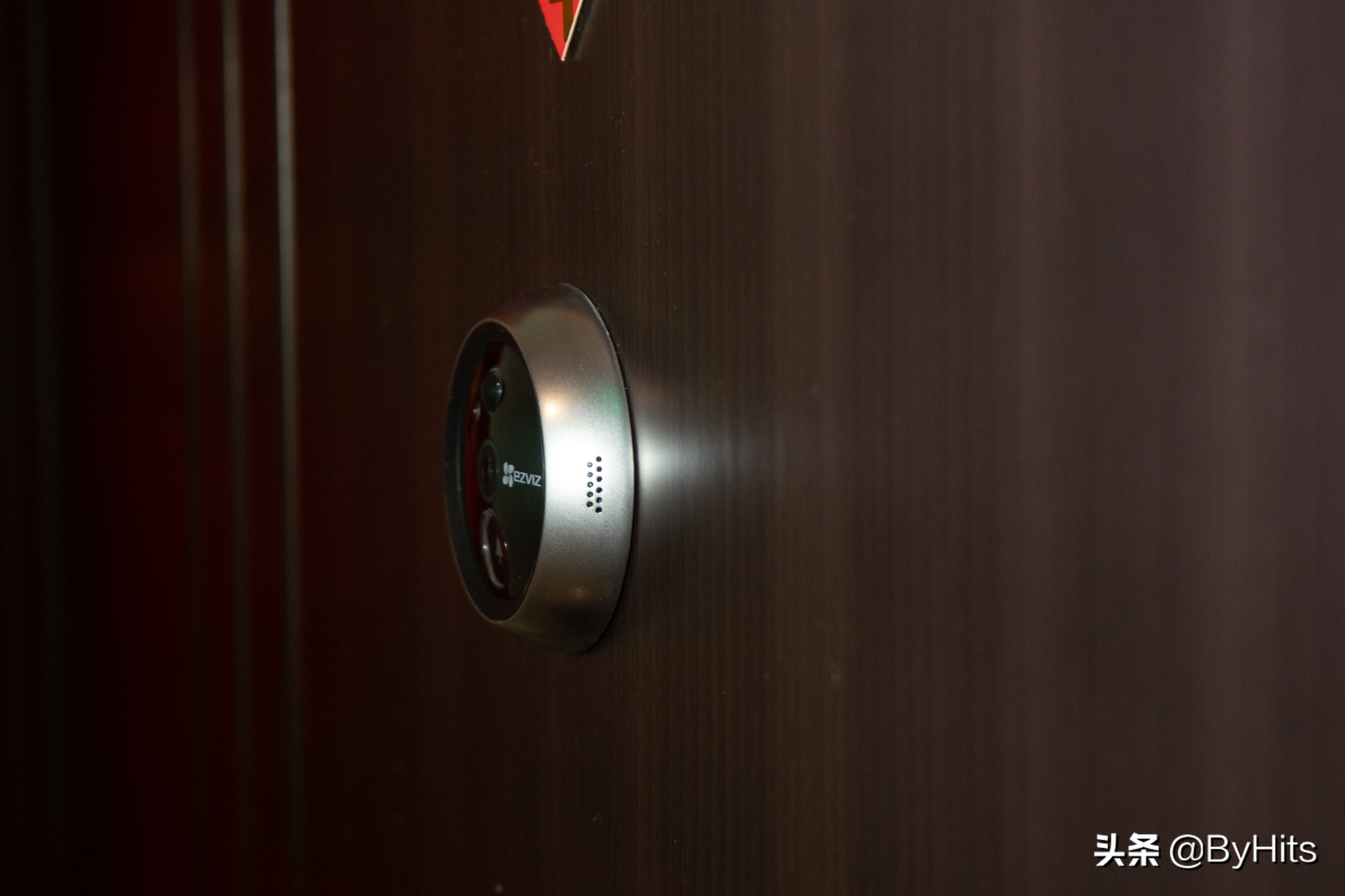 家庭门上猫眼监控摄像头,看护家摄像头夜视效果