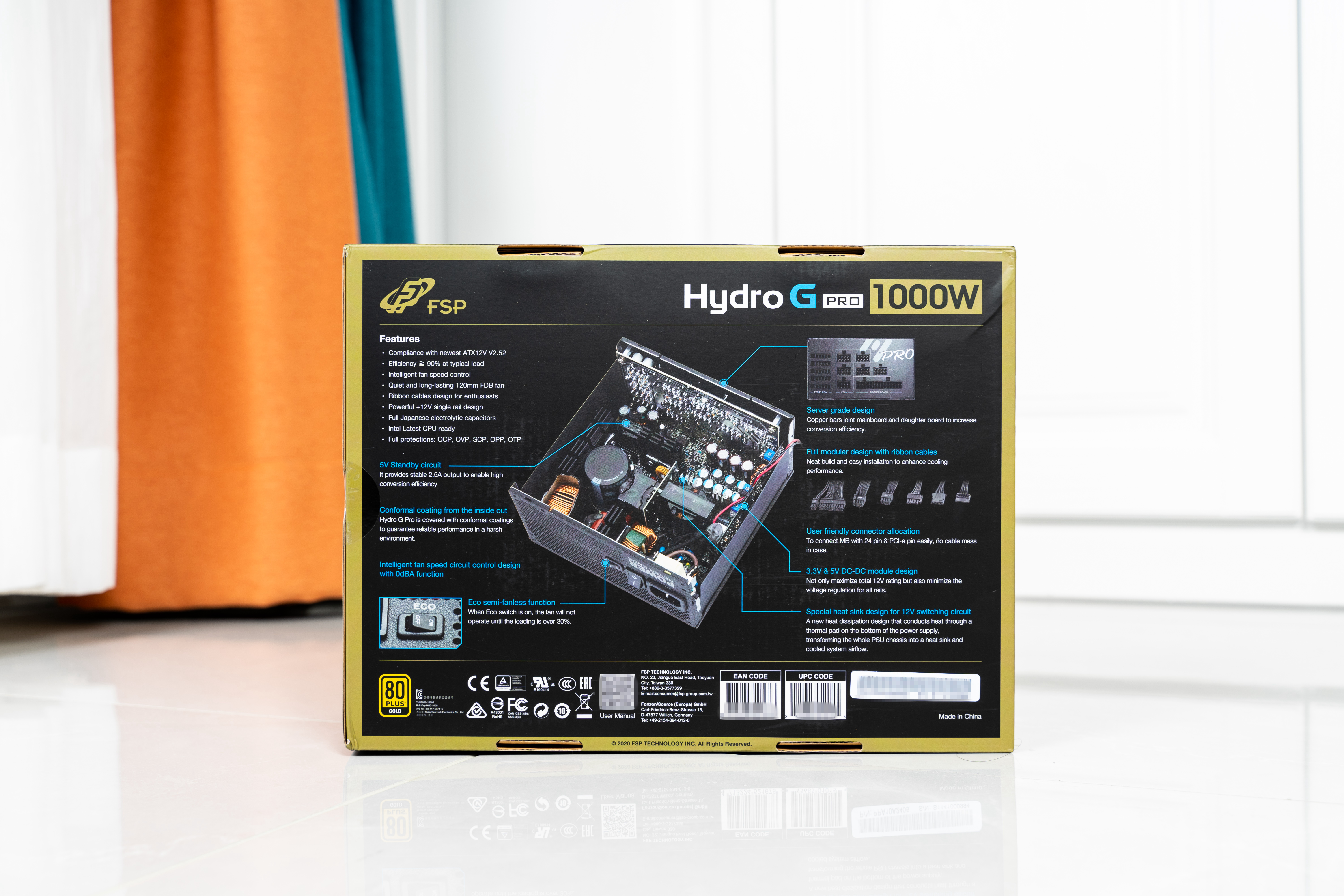 高性价比电源1000w,全汉hydrogenpro拆解