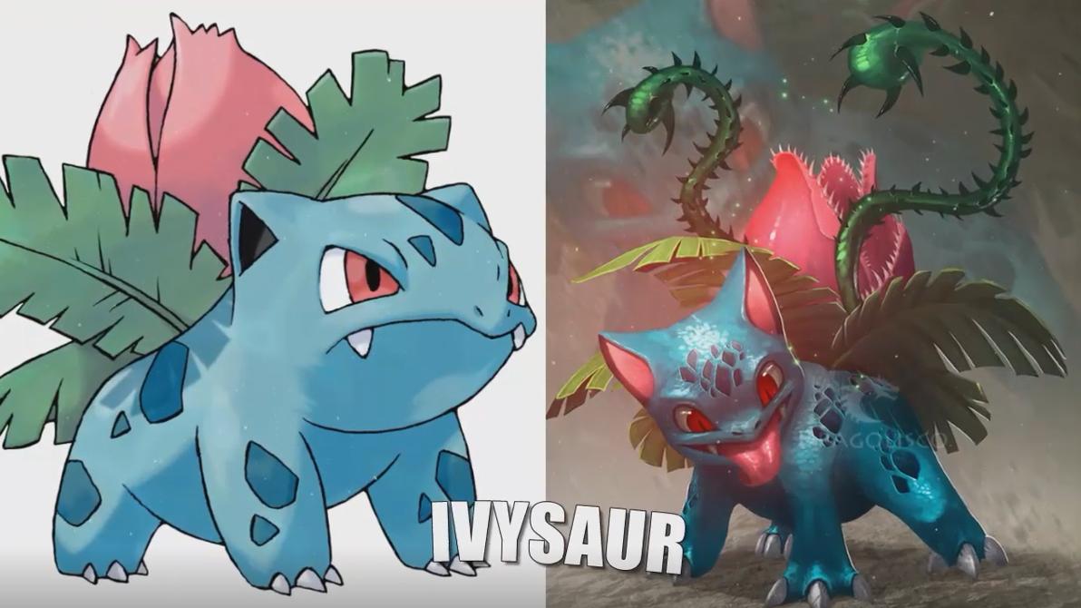 精灵宝可梦怪兽画风，暴鲤龙成凶猛海怪，甲贺忍蛙矫健帅气