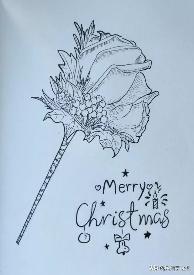 圣诞贺卡手工创意,圣诞节贺卡美术作品