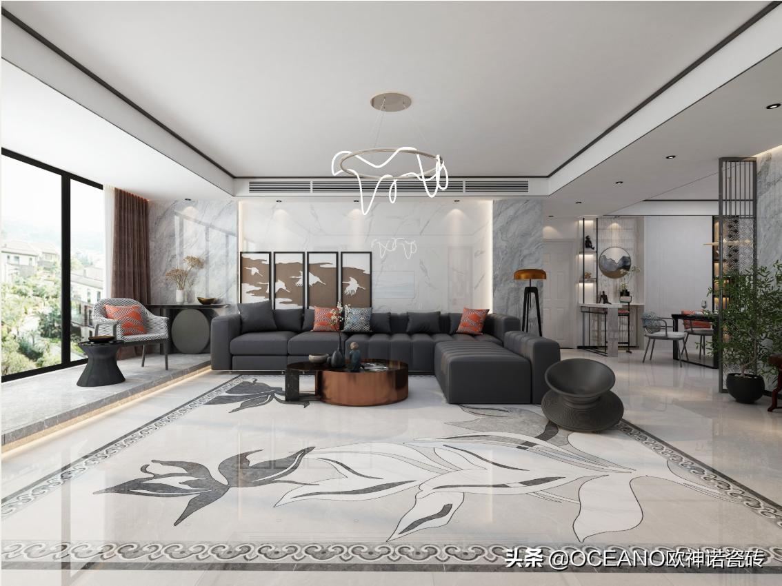 今年流行沙发高级灰客厅效果图,极简大气高级灰客厅