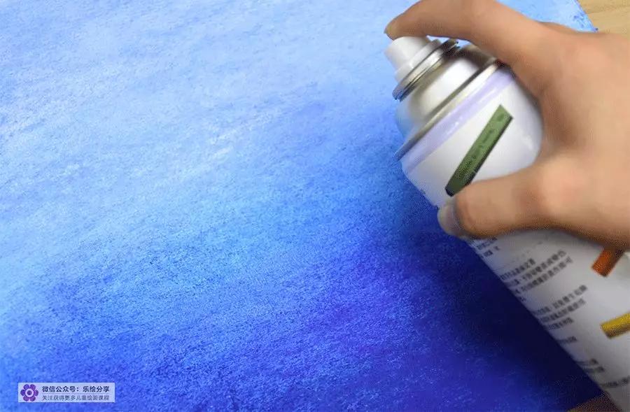 水粉点画法风景图片,水粉点画法风景