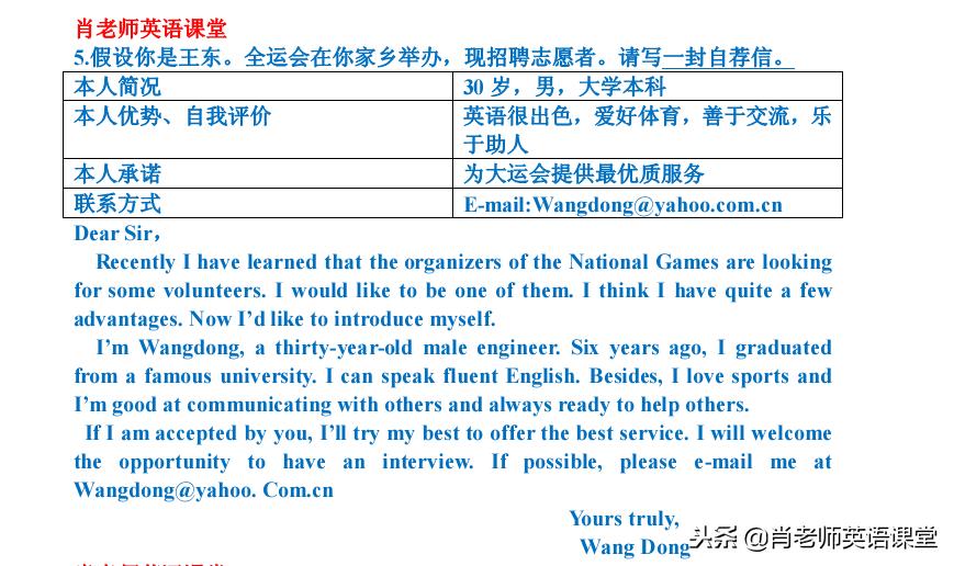 高三英语口语考试作文范文,高三英语作文范文模板