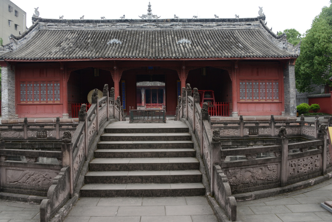 广汉孔庙祈福,广汉文庙大成殿