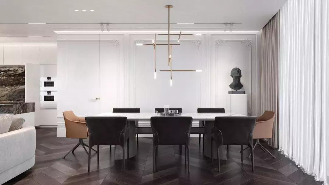 优雅现代法式风家装,简约经典诠释法式优雅