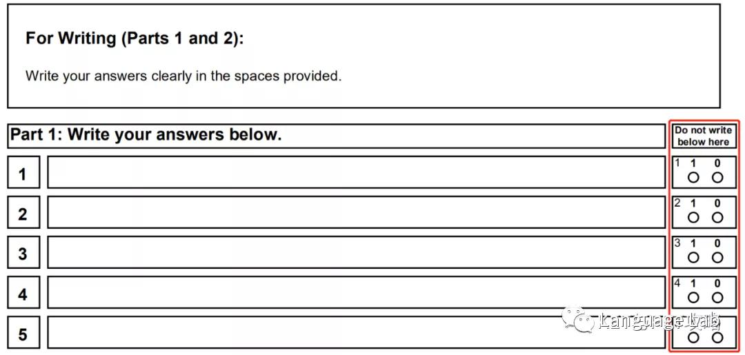 ket答题卡怎么涂,pets答题卡填写方法