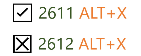 word怎么在方框里打钩和打叉,word怎么在方框内打勾打叉