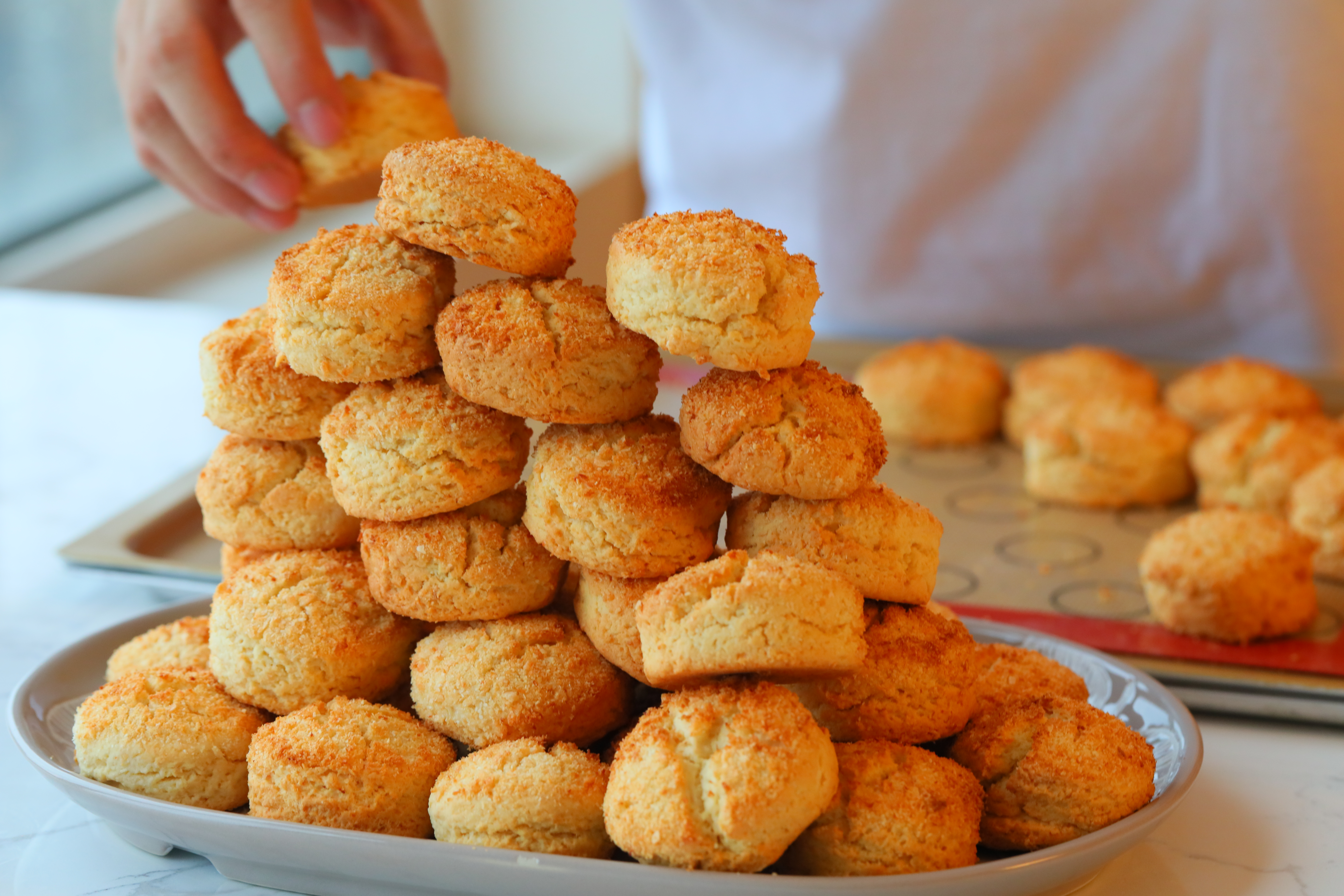 金丝椰香司康,椰香司康如何做