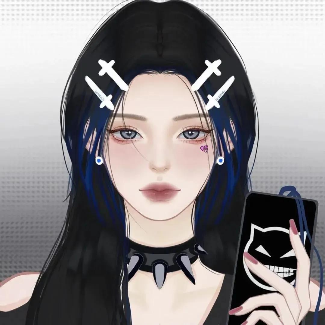 带红旗的情侣头像,超哇塞的微信头像