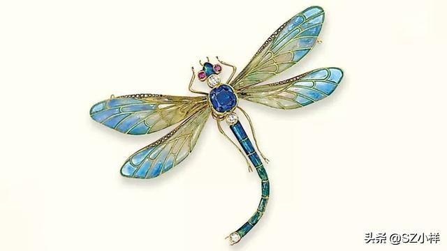 珐琅珠宝首饰设计,复古珐琅珠宝