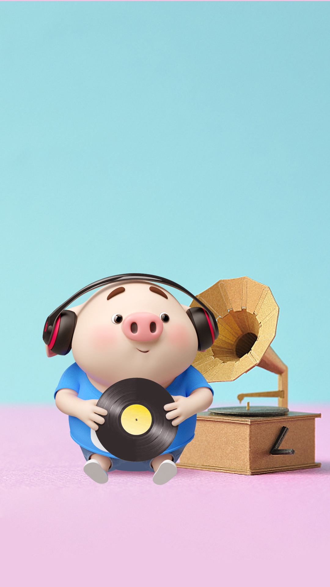 猪小屁手机壁纸高清睡觉,手机壁纸猪小屁