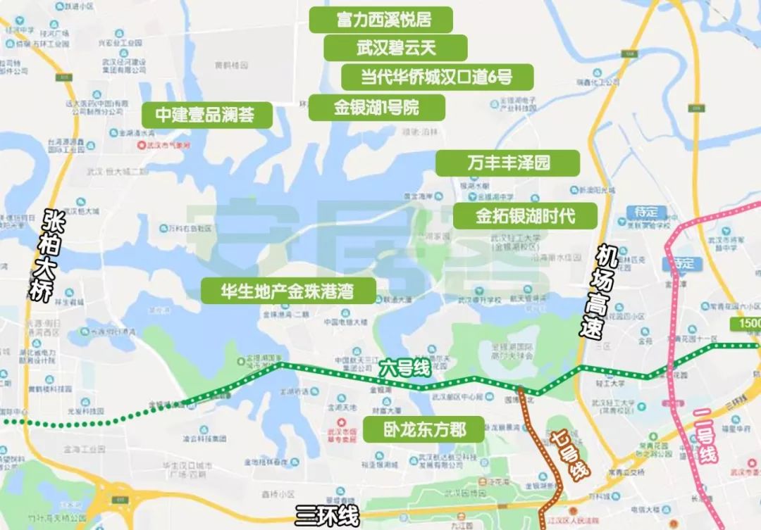 湖了！金银湖边晃一圈，8大高性价比楼盘，今天做个了断