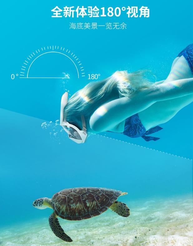 浮潜全干式面罩,浮潜全面罩的优缺点