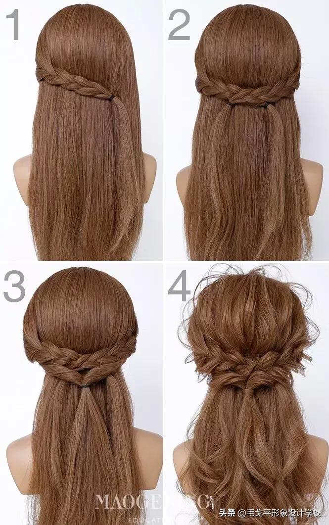 手把手教羊毛卷怎么扎,最好看的两种扎发