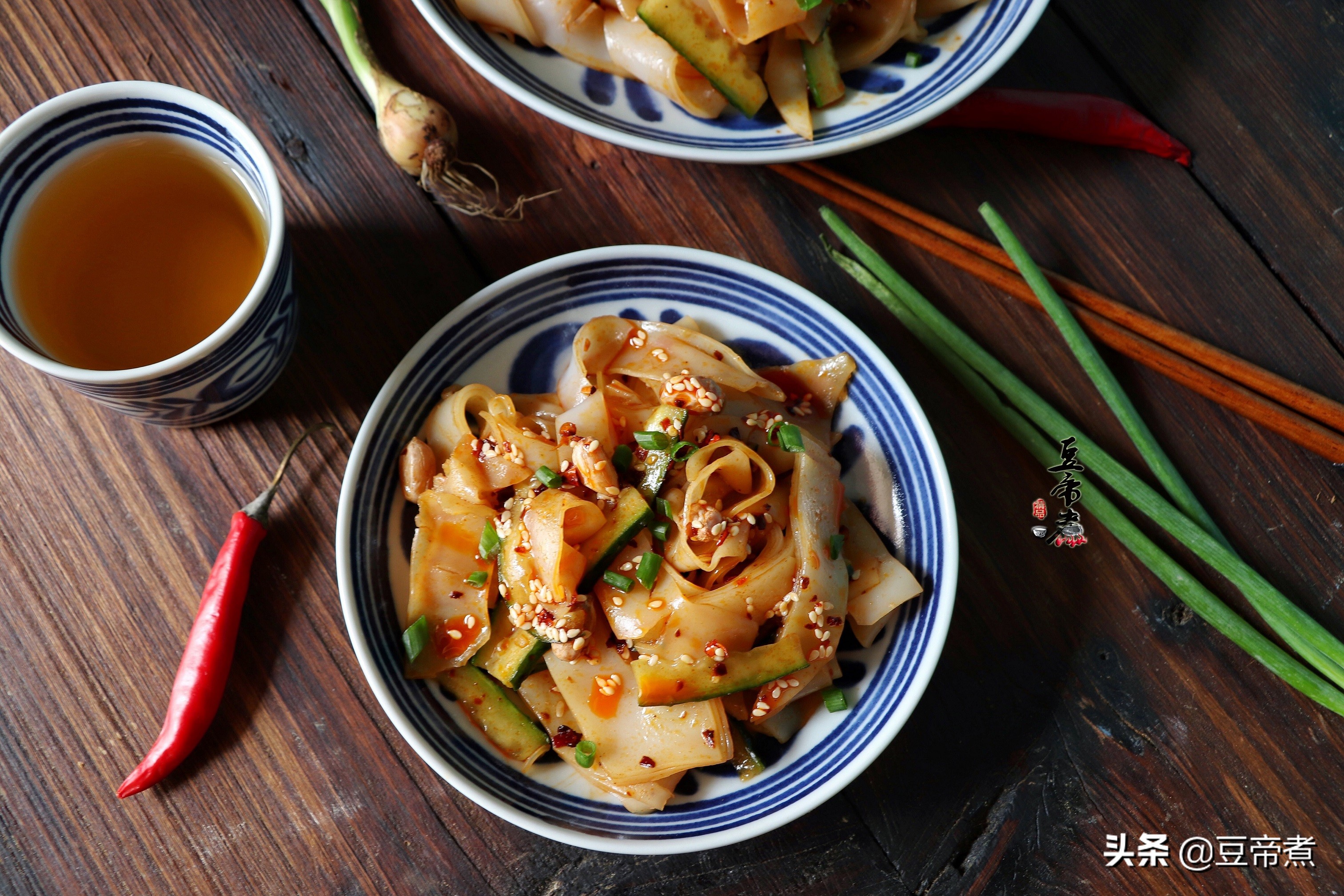 想吃凉皮没法出去买只好自己动手,想吃凉皮买不到就自己做