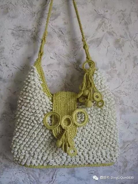 塑料袋编拖鞋,毛线编织浴花袋