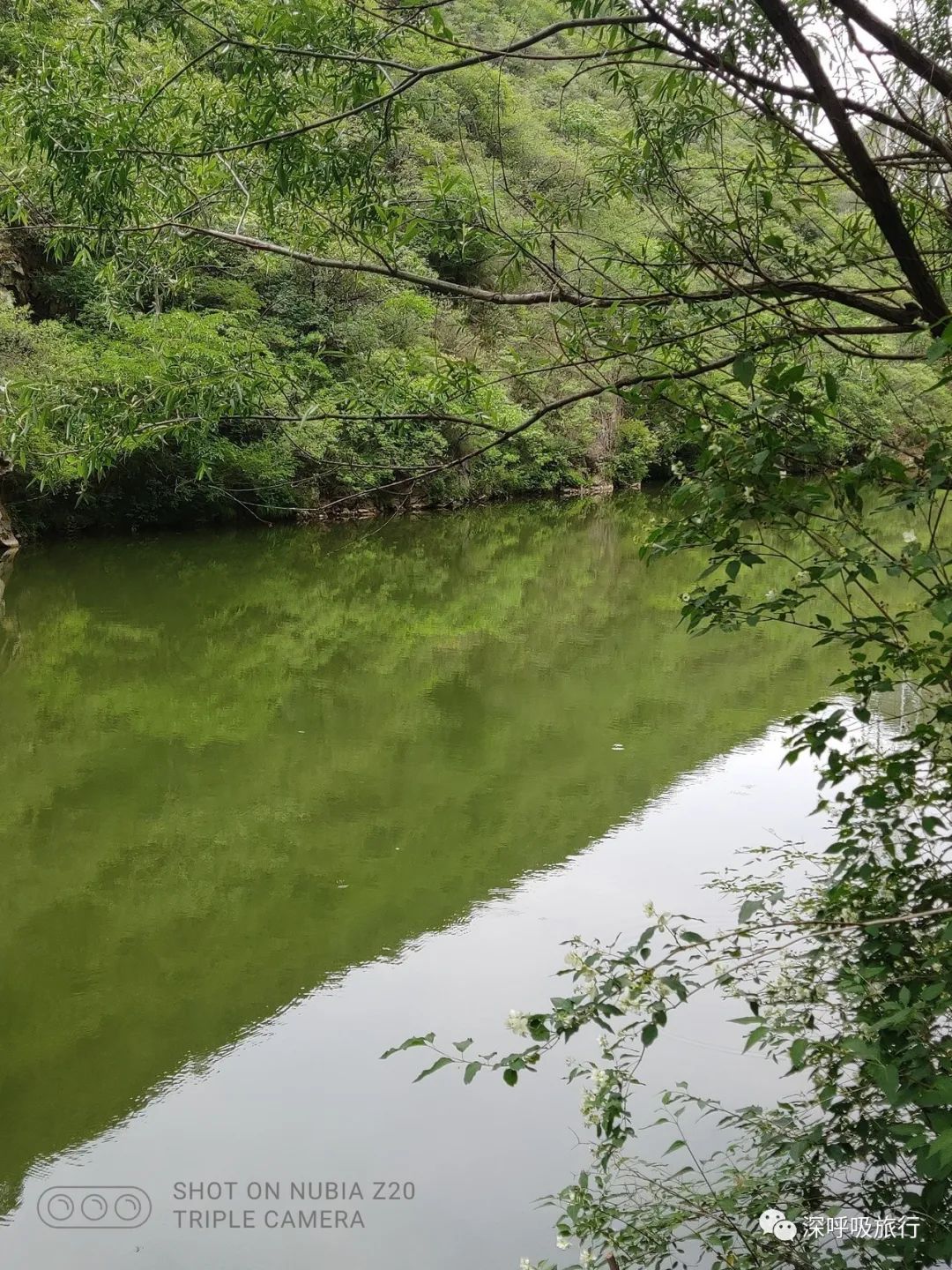 门头沟双龙峡小火车视频,京西小九寨百瀑谷