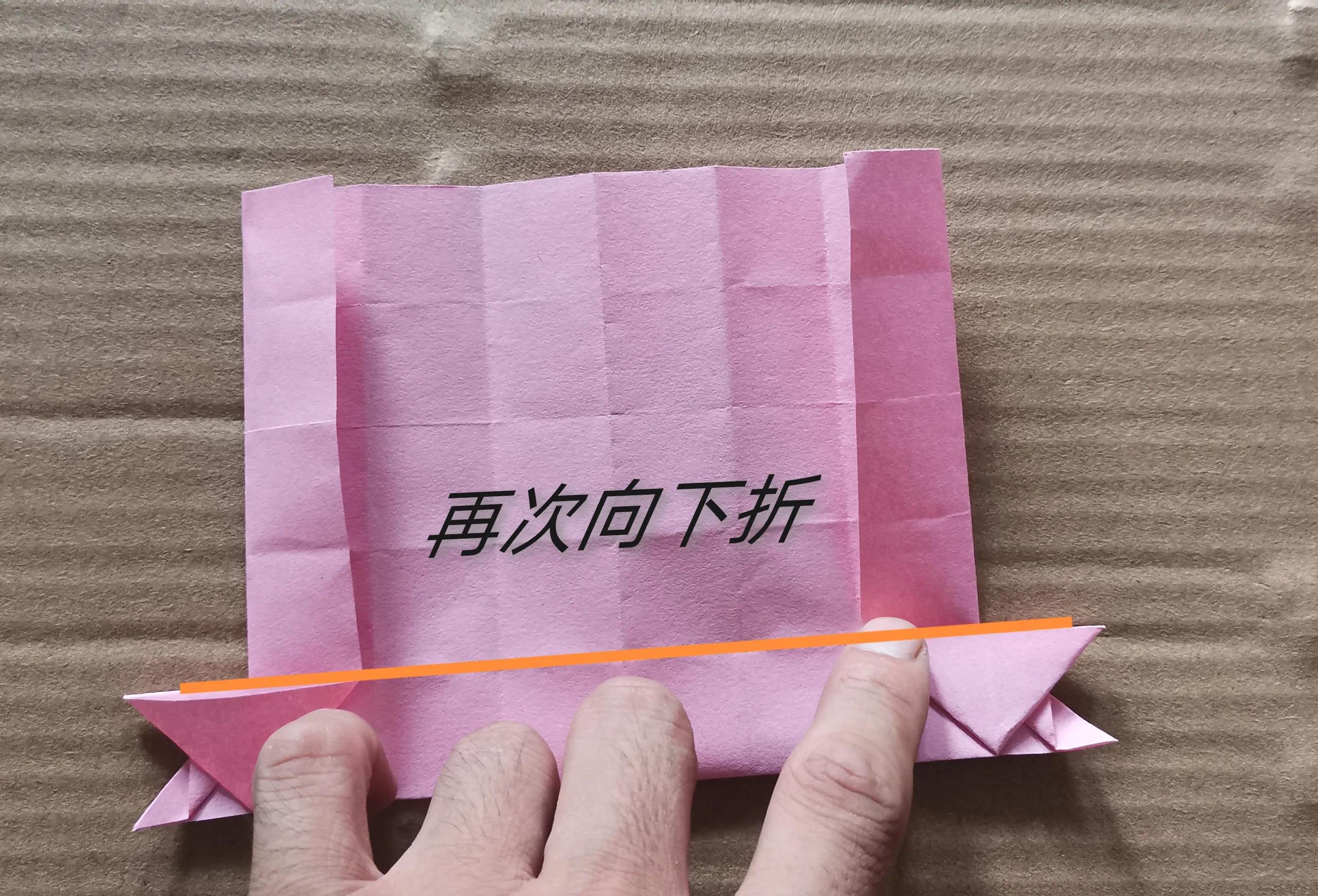 一张纸折的立体蝴蝶慢动作,用8厘米的纸折蝴蝶超简单