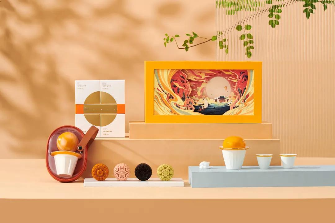 中秋月饼精美礼盒设计,最有创意的月饼包装展开图
