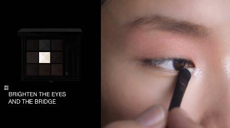 纪梵希高定九色眼影,纪梵希九宫格眼影5号配色教程